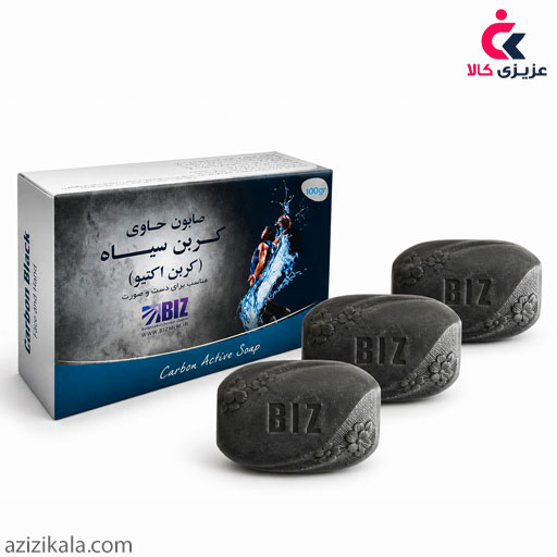 صابون کربن سیاه (کربن اکتیو) بیز 3 عدی