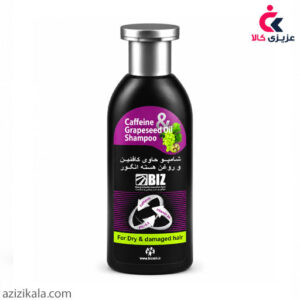 شامپو کافئین روغن هسته انگور بیز BIZ